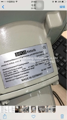 SIPOS Electric Actuator   2SA5010-5CE00-4BB3-Z
