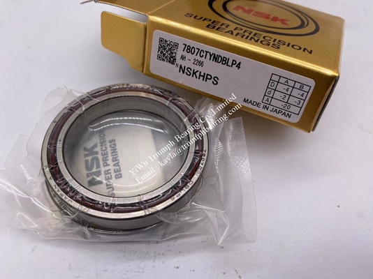 NSK High Precision Angular contact ball bearing 7807CTYNDBLP4