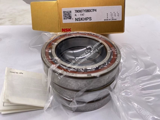 NSK High Precision Angular Contact Ball Bearing 7908CTYDBDC7P4