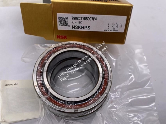 NSK High Precision Angular Contact Ball Bearing 7908CTYDBDC7P4
