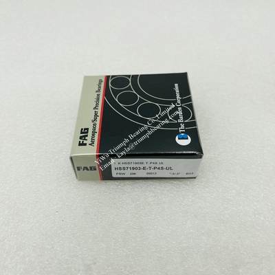 FAG High Precision Angular Contact Ball Bearings HSS71903-E-T-P4S-UL , HSS71904-E-T-P4S-UL