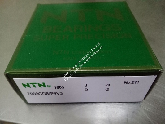 NTN high precision angular contact ball bearing 7909CDBP4V3 ，7909CDB/P4V3