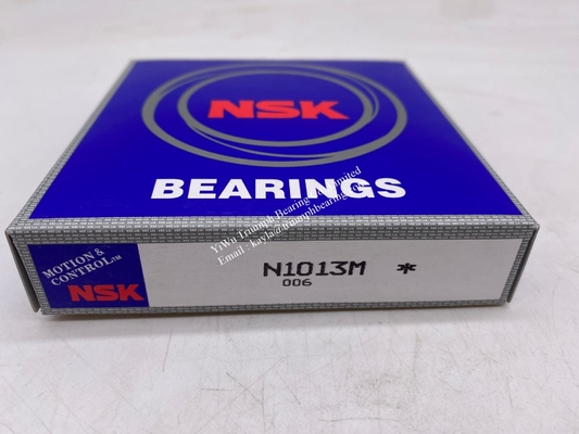 NSK N1013M  cylindrical roller bearing,  65 mm x 100 mm x 18 mm ,  single row , brass cage