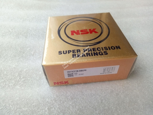 NSK High Precision Angular contact ball bearing  7011CTYNDBLP4