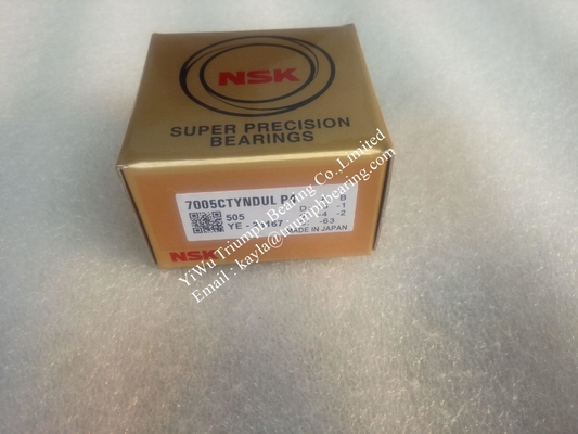 NSK High Precision Angular contact ball bearing 7005CTYNDULP4