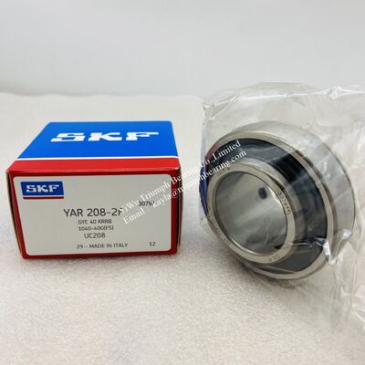 Insert bearing with set screw locking and extended inner ring YAR208-2F