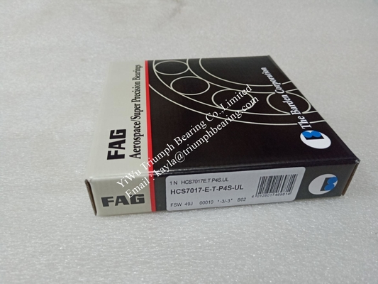 FAG High Precision Angular contact ball Bearing HCS7017-E-T-P4S-UL