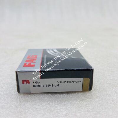 FAG  High Precision Angular Contact Ball Bearing B7003-E-T-P4S-UM